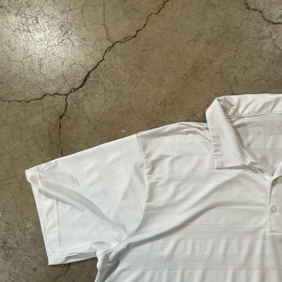 Antiigua Mens White Dallas Cowboys Polyester Short Sleeve Polo Shirt Size 2XL - Picture 6 of 7